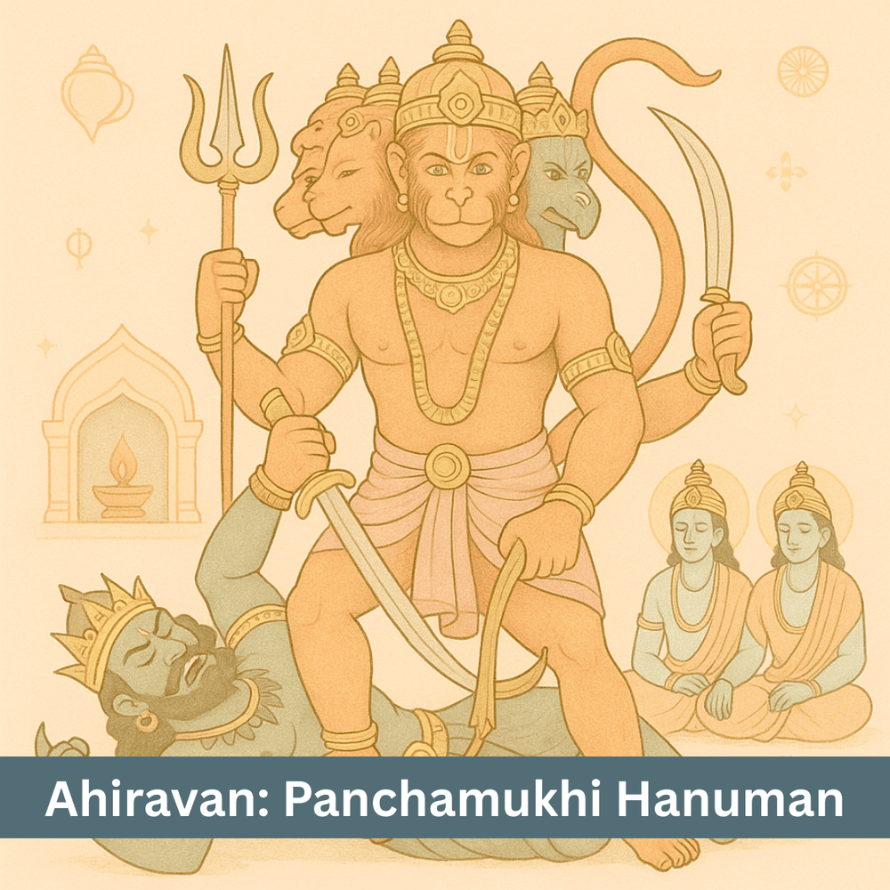 ahiravan-panchamukhi-hanuman-war-of-patala-the-divine-occult-science