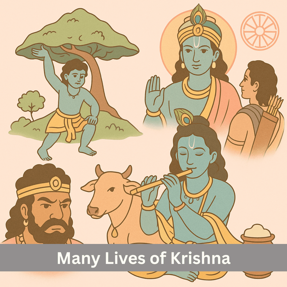 Many Lives of Krishna: A Panorama of Lee...