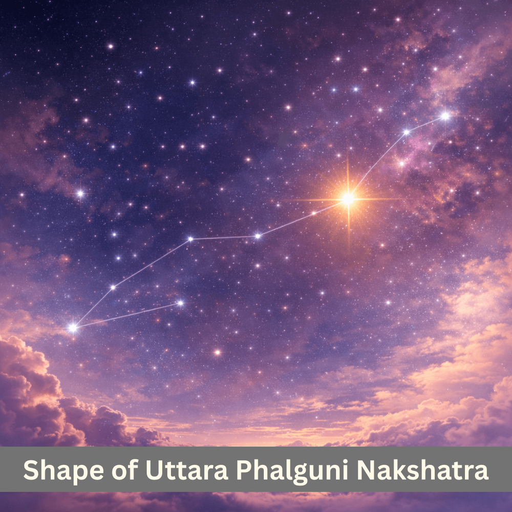 Uttara Phalguni Nakshatra Shape - ZODIAQ
