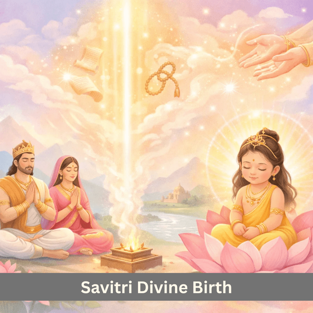 Spiritual Significance of Savitri’s Divine Birth - ZODIAQ