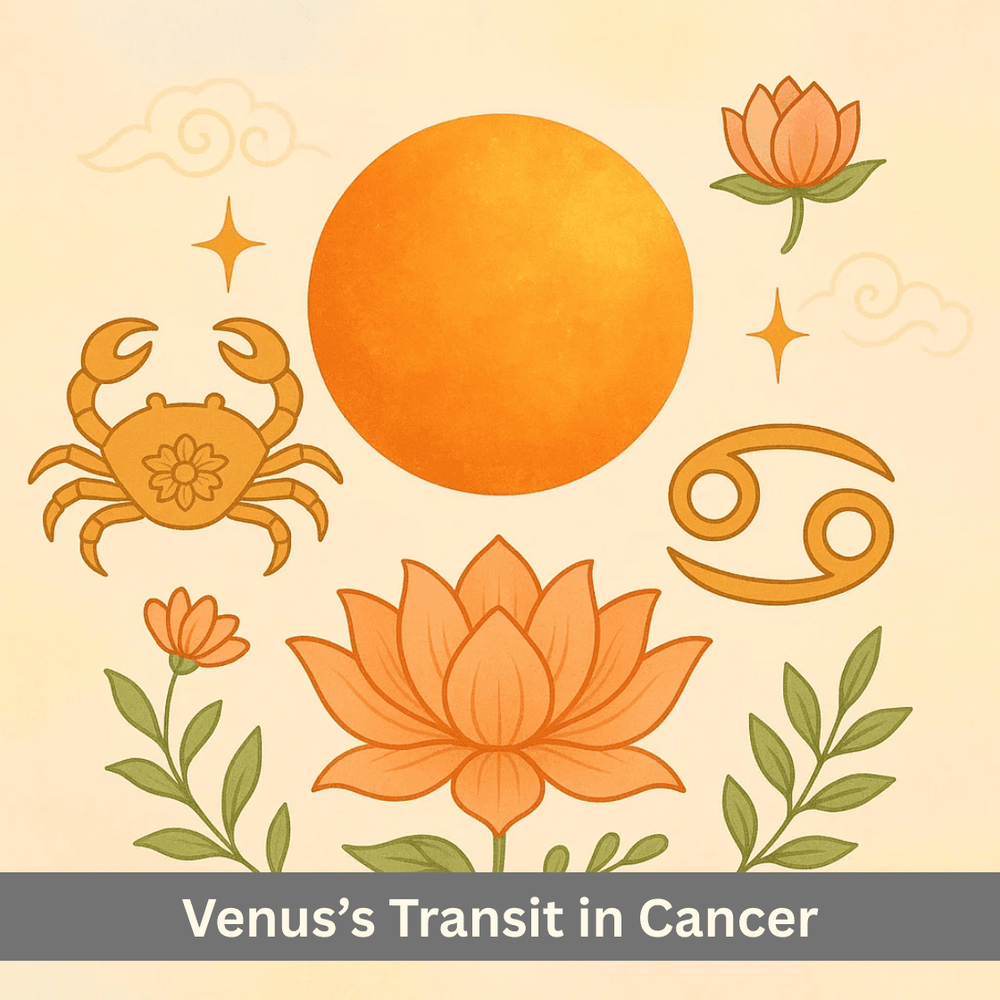 Venus transit in Cancer 2025 zodiac-wise effects and remedies - ZODIAQ