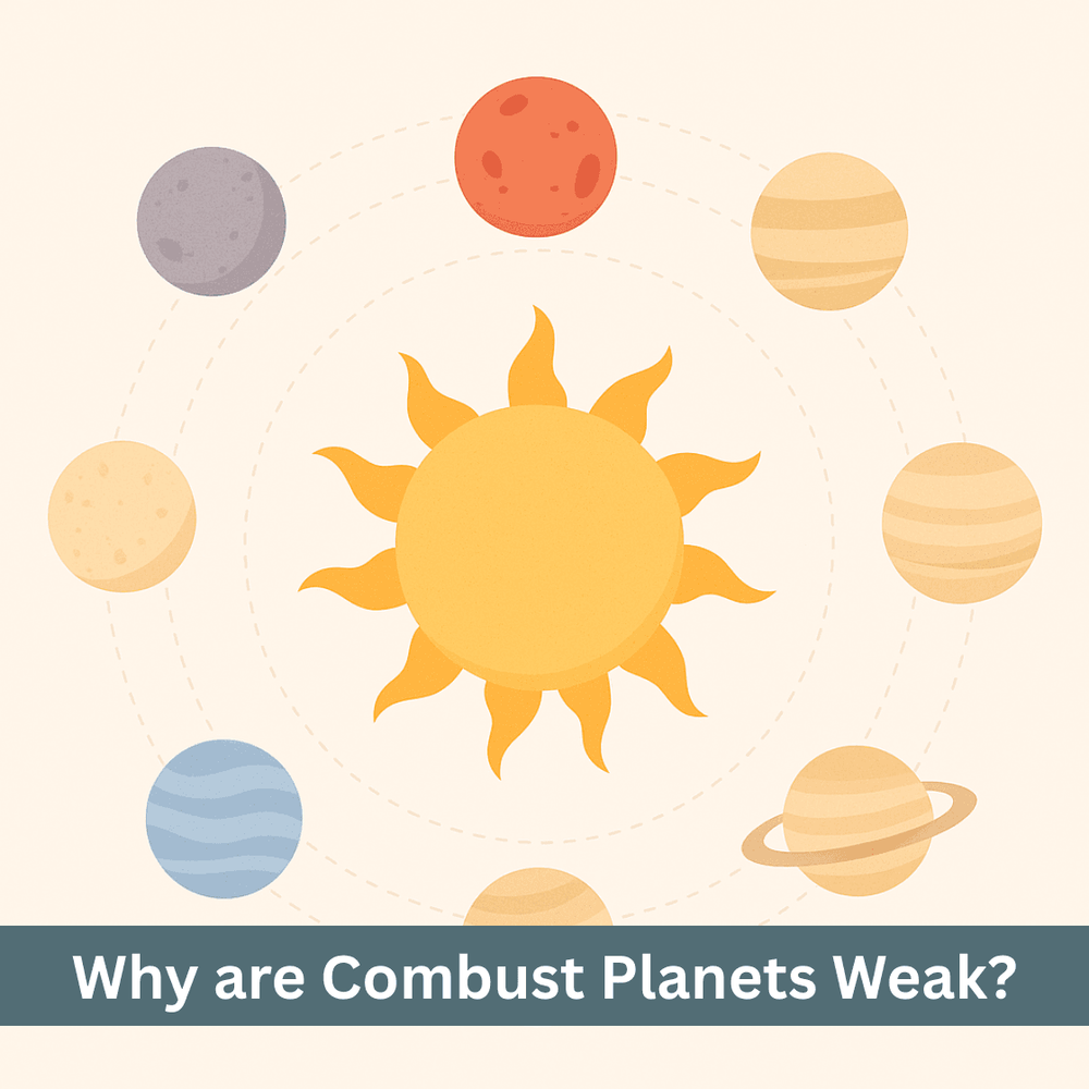 Combust planets in astrology: Do they truly become weak? - ZODIAQ
